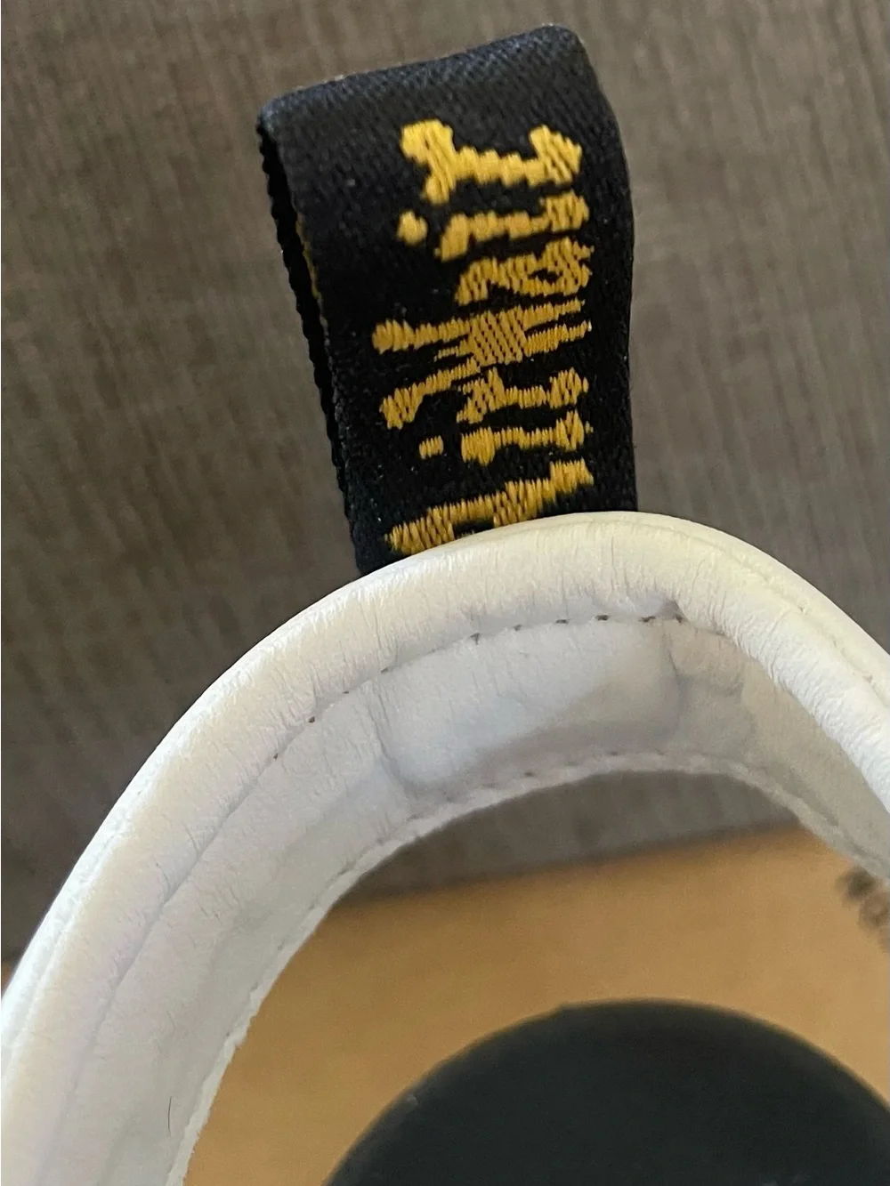 New Dr. Martens Blaire White Hydro Leather Sandals - Picture 11 of 11